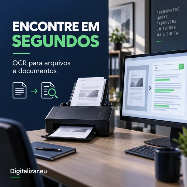 Encontre em segundos — OCR para arquivos e documentos